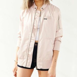 NWOT MEMBERS ONLY PASTEL PINK BOMBER SMALL
